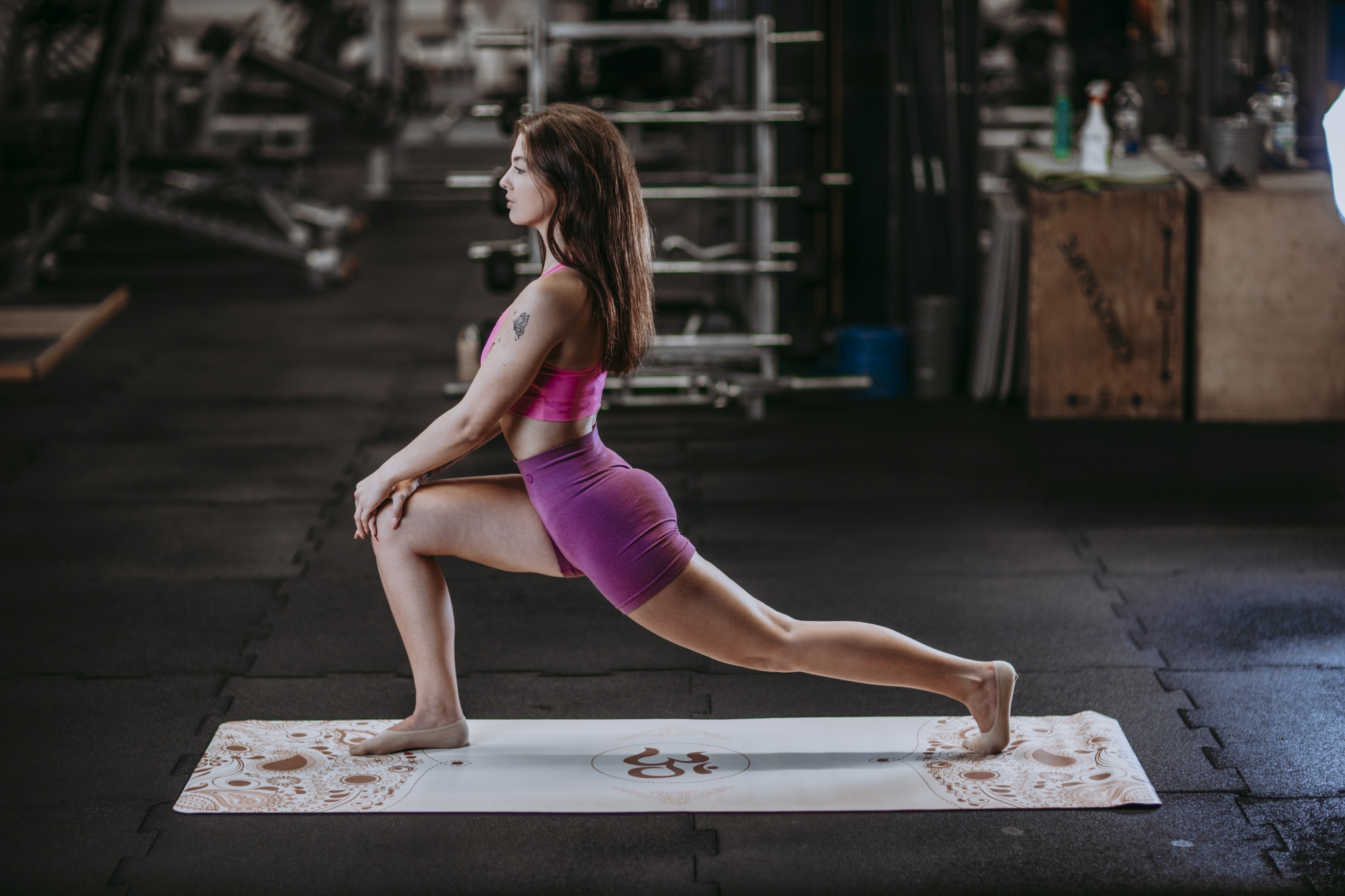 Non rubber yoga sales mat