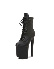 Zapatos Pole Dance, Botas 20 cm NEGRO - Vol.3