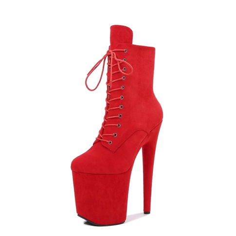 Pole Dance Shoes Boots 20 cm RED Vol.3