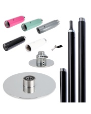 Rura rurka do tańca pole dance do domu - składana, malowana proszkowo, obrotowa, rozporowa Flex Pole