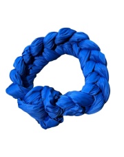 Granatowy materiał aerial silk na metry, szarfa, szerokość 150 cm, Medium Stretch